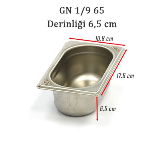 1/9-65 STANDART GN GASTRONOM KÜVET