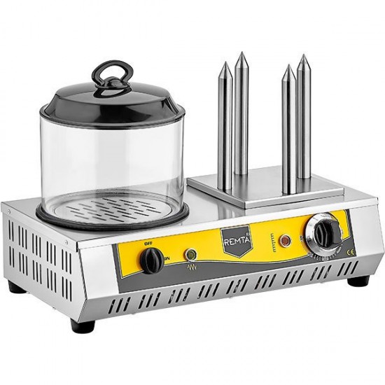 Remta KZ01 Hot Dog Makinesi, 4 Kazıklı, Elektrikli Remta KZ01 Hot Dog Makinesi, 4 Kazıklı, Elektrikli
