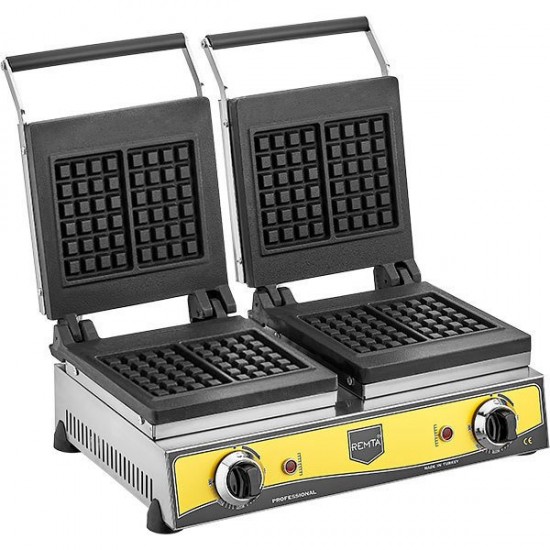 Remta W14 Çiftli Kare Model Waffle Makinesi, Elektrikli Remta W14 Çiftli Kare Model Waffle Makinesi, Elektrikli